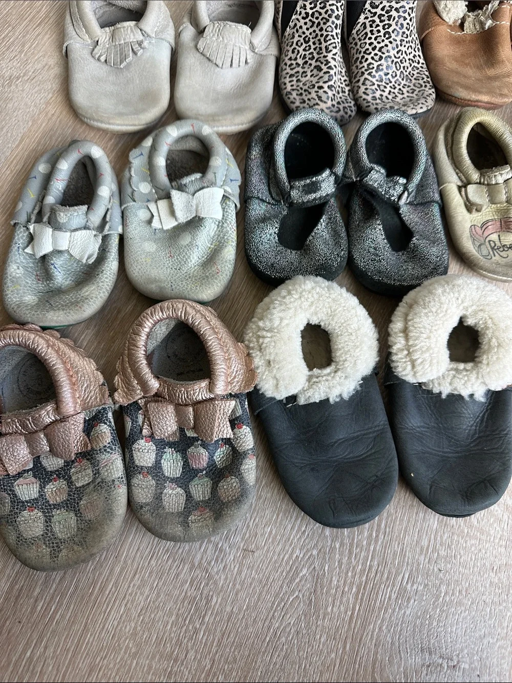 Freshly Picked Size 5 Shoe Lot Mini Soles & Soft Sole Chelsea Boots 9 Pairs T